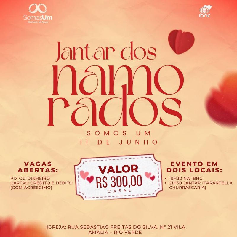 Jantar dos Namorados 2026