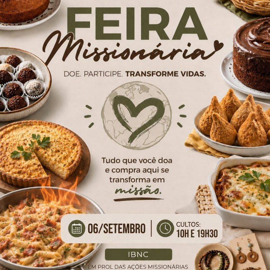 Feira Missionária!